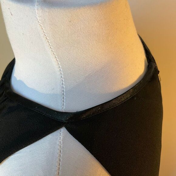 Vintage AGB Dress by Byer Cali Mod Sleeveless Black, 8. - Picture 6 of 14